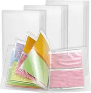 3 Pack 3 x 5 Index Cards Holders, Holds 240 Pieces Cards, Organizer Pouches Book Binder for Note Cards, Study Cards and Recipe Cards