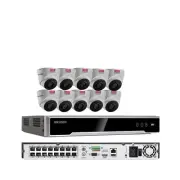 Hikvision KIT 16CH NVR 16 POE Opt HDD up to 16 Cameras 4MP IP Security System