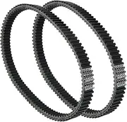 Transmission Belt 2PCS 8DN-17641-01-00 Snowmobile Drive Belt for Yamaha for APEX for NYTRO for Vector V-Belt