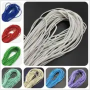 Colorful Elastic Band-2mm Round Rubber Bands DIY Stretchable Sewing Rope 5Yards