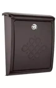 Architectural Mailboxes BORDEAUX Wall Mounted Locking Mailbox Rubbed Bronze