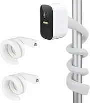 Flexible Mount Compatible with Eufy Cam 2C/2C Pro/3/3C, EufyCam 1/2/E, Blink Mini Pan Tilt Surveillance Camera, Pack of 2 Flexible Camera Mount Pole Mount, No Holes, Flexible Stand