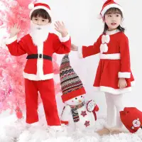 在飛比找蝦皮商城精選優惠-耶誕節寶寶服裝聖誕老人演出服耶誕節服裝紅色聖誕童裝