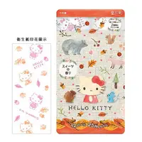 在飛比找樂天市場購物網優惠-日本【Hello Kitty】秋季印花捲筒衛生紙 12入