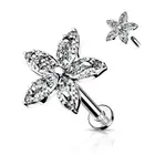 Piercing Labret Ear Flower Marquise