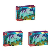 3x 48pc Mudpuppy Kids Mini Jigsaw Puzzle Toy 20x14.5cm Dinosaur Triceratops 4+