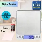 Digital Kitchen Scale 3kg/0.1g LCD Electronic Balance Food Weight Postal Scales