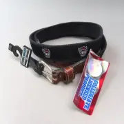 NC State Wolfpack Belt Mens Sz 30 Tuffy Leather Canvas Woven Ribbon FITS 32 !