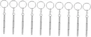 Healvian 10pcs Set Screwdriver Pen Kit Screws Computer Game Console Maintenance Repairing Screw Gripper Automobile Tools Watch Repair Tool Metal
