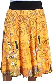 [RaanPahMuang] Painting Artwork Skirt Salvador Dali Monet Gustav Klimt Vincent Van Gogh