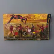 Spider-Man 2 Movie 5 Pose-able Action Figure Set RARE Spider-Man Motorcycle Ltd
