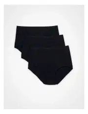 [Taking Shape] Bamboo Full Briefs 3 Pack in Black
