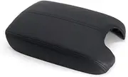 Ezzy Auto Black Leather Suture Console Armrest Lid Cover for 2008 2009 2010 2011 2012 Honda Accord Center Console Cover Lid