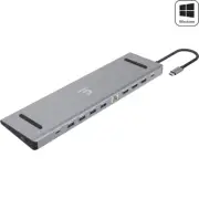 Comsol USB-C To Triple 4K HDMI Multiport Adapter For Windows