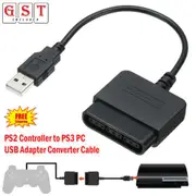 USB Adapter for Playstation 2 PS2 Controller to Playstation 3 PC Converter Cable