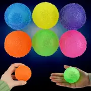 6.5cm Crystal Squeeze Balls Stress Relief Toy Bounce Glow Balls Play Moon Balls