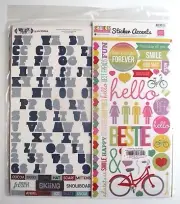 Echo Park Mega Sticker Value Kit, NEW