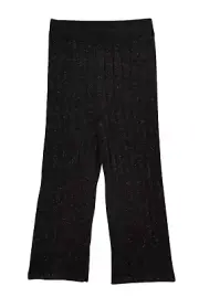 Cotton:On Kids Toddler Jenna Lurex Knit Pant Black Rainbow Sparkle Size 4 NEW