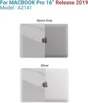 MacBook Pro 16 Inch Case A2141 Release 2020 2019 Hard Shell Cas Compatible with