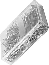 Anneome 150pcs Wig Holder Pins T Pins for Secure Wig Fixation Durable Metal Needle for Hair Styling and Design