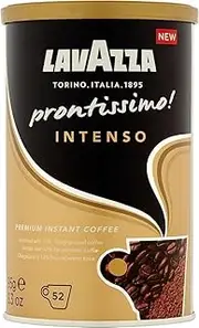 Lavazza, Prontissimo! Intenso, 95 g, Instant Coffee, Ideal for a Strong, Intense and Full-bodied Coffee, with Aromatic Notes of Toasted Coffee, 100% Arabica, Dark Roasting