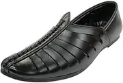 [Step n Style] Mens Punjabi Jutti Style Sherwani Shoes Pakistani Jutti Men Casual Breathable Shoes