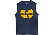Wu-Tang Clan Unisex Adult Logo Cotton Vest Top (Navy Blue) - UTRO5744