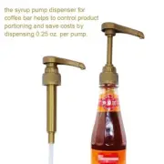 Kitchenware | Gold Coffee Syrup Pumps | Fits Most 750ml BottlesUK New~