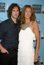 Josh Groban and Celine Dion backstage at the American Music Awards- Old Photo 2