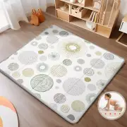 Foldable Baby Play Mat, PIGLOG Waterproof Playmats 50 x 50 x 0.4 inch, Circle