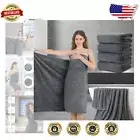 Ultra Absorbent Microfiber Bath Towels Set - 4 Piece Oversized Comfort Sheets