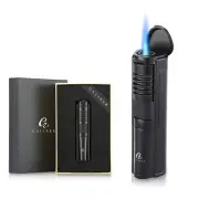 Galiner Torch Lighter Single Jet Flame Refillable Butane Cigar Lighter Windproof