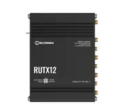 Teltonika RUTX12 - Industrial Dual Modem and Dual SIM CAT6 4G LTE Router/Firewall with Dual Band WiFi 5 802.11ac, GNSS/GPS and B