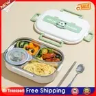 Stainless Steel Lunch Container Panda Lunch Box for Adults Kids (4 grids) AU