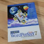 COREL WORDPERFECT SUITE 7 (NEW IN SEALED RETAIL BOX) for WINDOWS 95 on CD 32 Bit