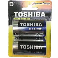 在飛比找蝦皮購物優惠-東芝TOSHIBA 1號鹼性電池D (2入卡裝)