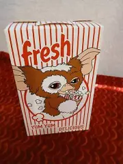 RARE GREMLINS GIZMO POPCORN BOX DISPLAY DECOR - HALLOWEEN HORROR PROP FULL SIZE