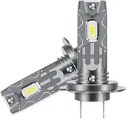 Halogen Car Bulbs H7 55W 300% Brightness as Halogen Bulbs 11000LM 6000K Cool White 1:1 Mini Size Pack of 2