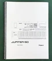 Roland Jupiter-50 Owner's Instruction Manual: 108 Pages & Protective Covers!