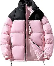[Maiyifu-GJ] Men's Winter Coat Windbreaker Lightweight Windproof Warm Puffer Jacket Thickened Quilted Padded Coat Outerwear