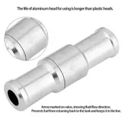›12mm Step Aluminium Inline Straight Check Valve Fuel Gas Liquid Air One