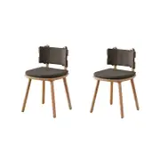 Natural Signature Single Raw Natural Subway Dining Chairs (Box of 2)