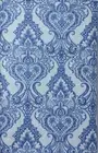 New Damask Baroque Style Cloth Backed Vinyl Tablecloth. Round Square Oblong