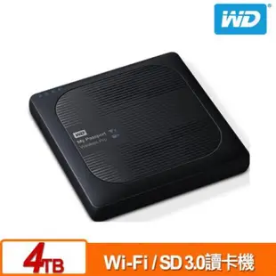 WD 威騰 My Passport Wireless Pro 4TB 2.5吋 Wi-Fi 行動硬碟