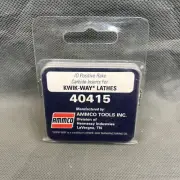 Aamco Tools 40415 Carbide Cutters For Kwik-way Lathes USA 10 Pack