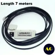 AZDirRJ12 - AZDir USB Interface Cable 7m for AZ GoTo mounts SkyWatcher and ORION