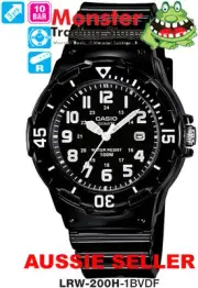 CASIO WATCH LRW-200H-1BV LRW200 LRW200H 12-MONTH WARRANTY