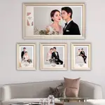 婚紗照相框組合照片墻放大結婚照制作沖洗臥室床頭掛墻擺臺大尺寸