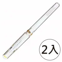 在飛比找momo購物網優惠-【UNI】三菱 UM-153 粗字鋼珠筆 1.0 白(2入1