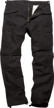 Vintage Industries M65 Heavy Satin, cargo pants , color: Black , size: XL